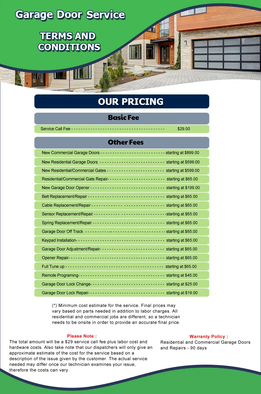 Los Angeles Neighborhood Garage Door Los Angeles, CA 323-596-7169