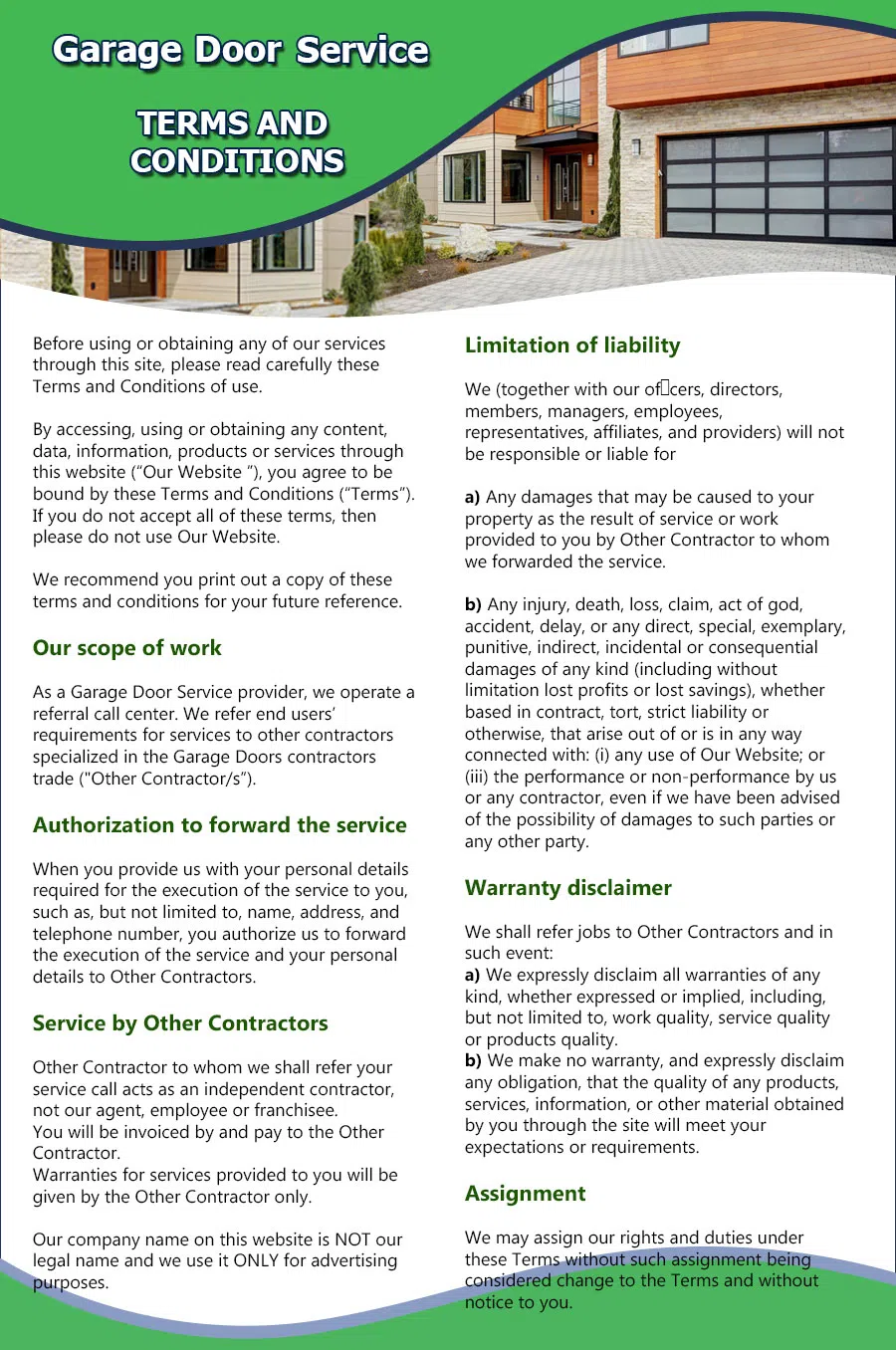 Neighborhood Garage Door Los Angeles, CA 323-596-7169